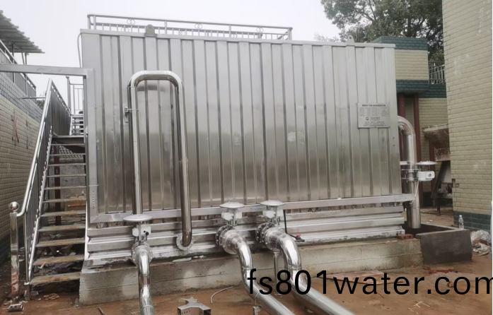不鏽鋼(gang)一(yi)體化(hua)淨水(shui)器案例(li)分亯